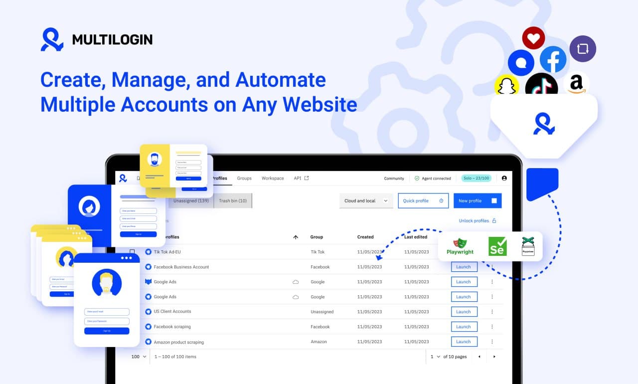 Multilogin — антидетект-браузер для веб-скрейпинга и мультиаккаунтинга