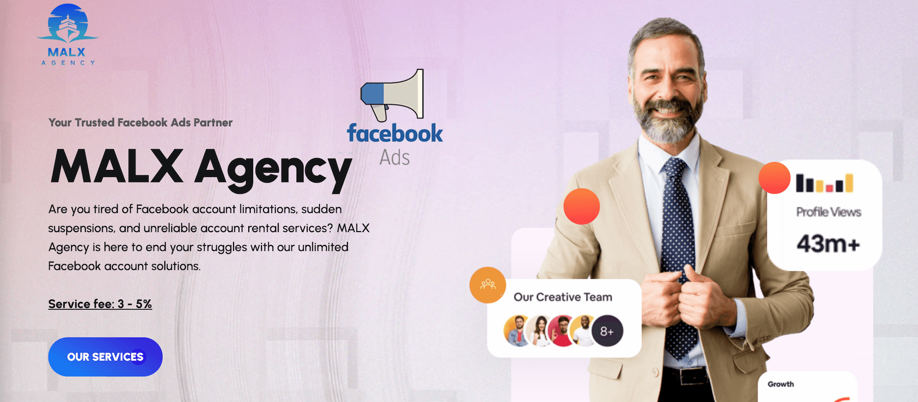 Обзор сервиса “MALX Agency”