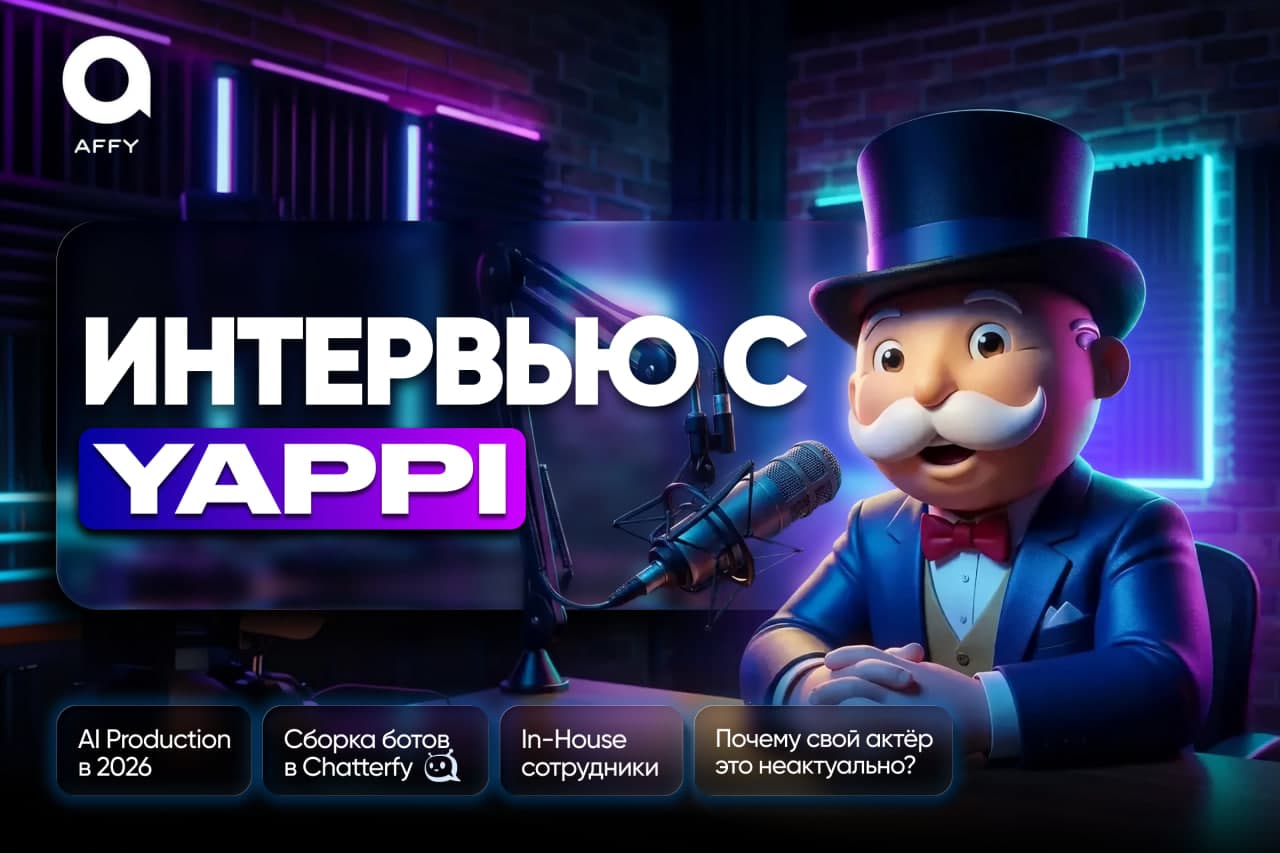 AI актеры, креативы, Chatterfy и рынок будущего: большое интервью с YAPPI AGENCY