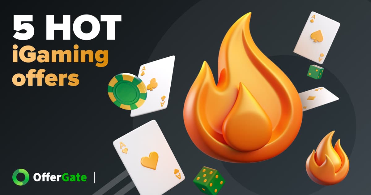 🔥 ТОП 5 iGaming офферов на сентябрь от OfferGate! 🔥