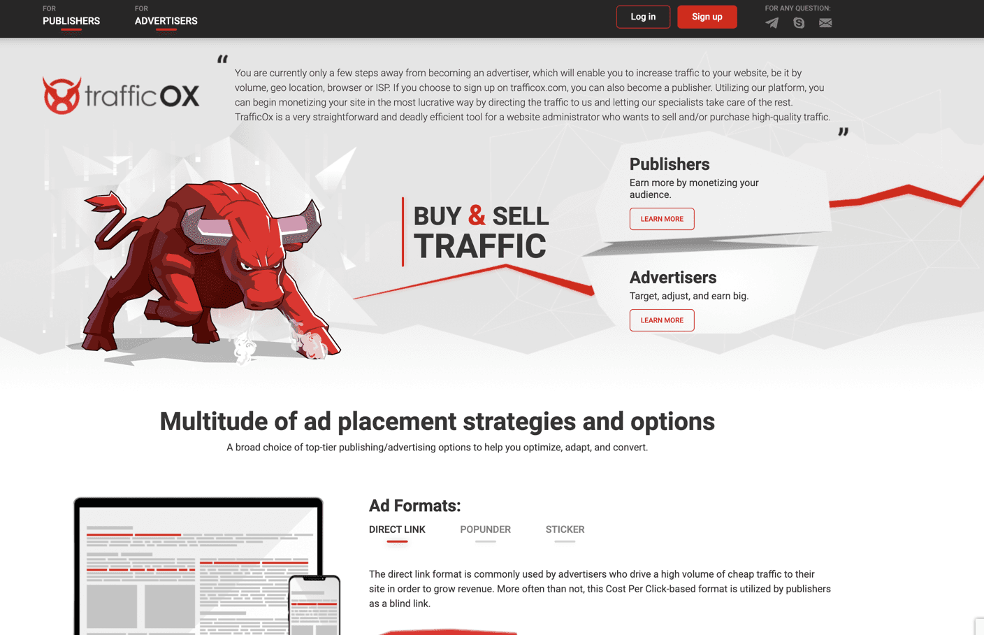 TrafficOX — покупка трафика еще никогда не была настолько простой