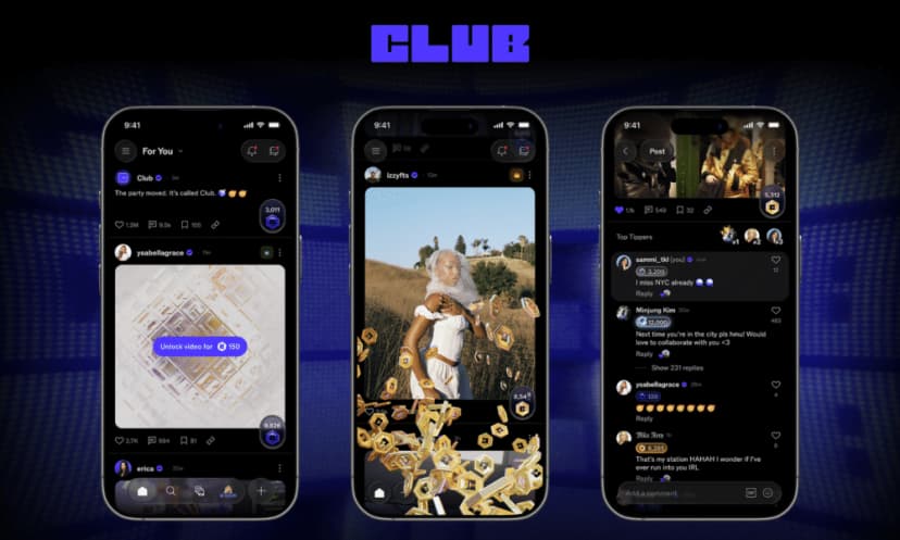 Основатели Stake и Kick запустили платформу монетизации Club.com