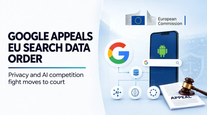 Google оспаривает решение ЕС по данным поиска и доступу к Android AI