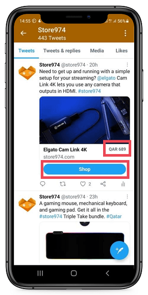 Twitter eCommerce