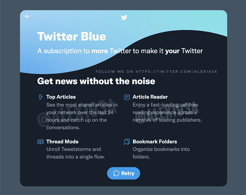 Twitter Blue