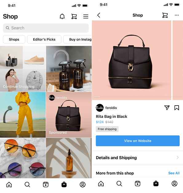 Instagram Shopping