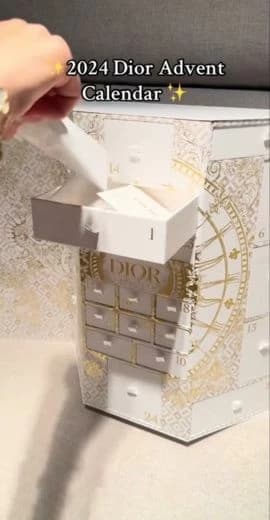 Пример адвент-календаря от Dior