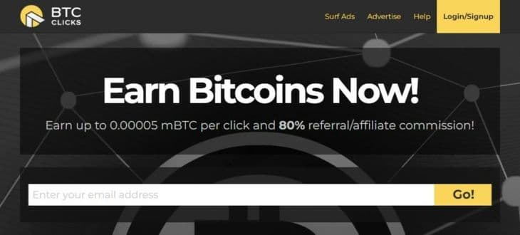 Btcclicks.com - платформа крипто-сеинга