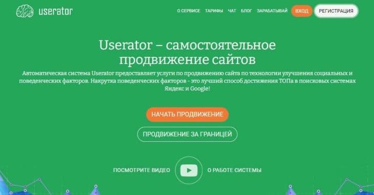 Userator - один из лучших сервисов для веб-сеинга